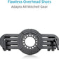 PROAIM Truss/Scaffold Connection Plates – Mitchell Mount. Rigging Adapters for Overhead Shots. for Wall Spreader Rod/Poles/Grids. 360° Swivel Clamps, Robust & Secure - 50kg Payload