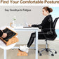 StrongTek Ergonomic Rocking Foot Rest for Under Desk, Adjustable Foot Stool with Non-Slip Surface, Three Positions for Comfort & Stability, Enhances Posture & Circulation, Ideal for Office & Home Use