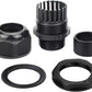 XHF 20 Pcs 1" IP68 Strain Relief Nylon Cord Grip Waterproof NPT Cable Glands Adjustable UL Listed and RoHS Compliant(Black)