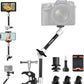 11" Adjustable Magic Arm DSLR Mirrorless Action Camera Camcorder Smartphone LCD Monitor Video Vlog Rig w/Clamp Holder Mounts fit for GoPro iPhone
