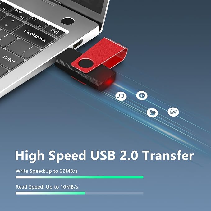 AGECASH 1GB USB Flash Drives 50 Pack Bulk USB 2.0 Flash Drive Thumb Drive Swivel Memory Stick USB Jump Drives Multipack 50PCS 1GB for Data Backup