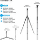 SIRUI Traveler 7A 65.55'' Aluminum Camera Tripod, E-10 Panorama Ball Head and Arca Swiss Quick Release Plate,Load Up to 17.6 lbs,Convertible to Monopod