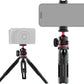 NEEWER Entry Level Version Mini Tripod for Camera, 360° Small Desk Portable DSLR Webcam Cell Phone Mount Holder Stand Selfie Stick Grip Compatible with iPhone Samsung Android Video Recording, GM-2G