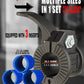 Barbell Clips 1 Inch Quick Release Weight Clamps 0.9-1.18inch Multi-Size Adjustable Olympic Clamps for Bars