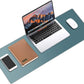 Galdas Gaming Mouse Pad XXL XL Large Long Extended Big Mousepad Non-Slip Rubber Keyboard Mouse Pad with Stitched Edges for Laptop Home Office (31.5x11.8x0.08 Inch) -Blue Grey