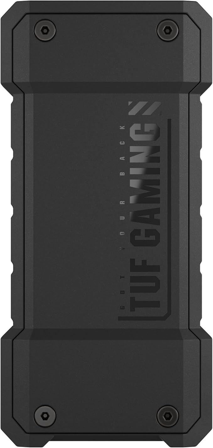 ASUS TUF Gaming A2- USB-C 3.2 Gen 2x2 Portable SSD Enclosure, Dual M.2 NVMe PCIe and SATA, MIL-STD-810H Drop Resistance, IP68 Water and dust Resistance, Aluminum Alloy Chassis and a Thermal pad