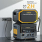 VTOMAN FlashSpeed 1500 Portable Power Station with Extra Battery - 3096Wh/1500W(3000W Peak) Solar Generator with LiFePO4 Battery, 100W USB-C, 60 Min Fast Charging 0-80% for Camping, Backup, RV