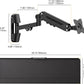 Wall Mount Keyboard Tray- Keyboard and Mouse Stand & Monitor Mount Arm,Height Adjustable Typing Platform Holds up to 26.4 lbs,Black