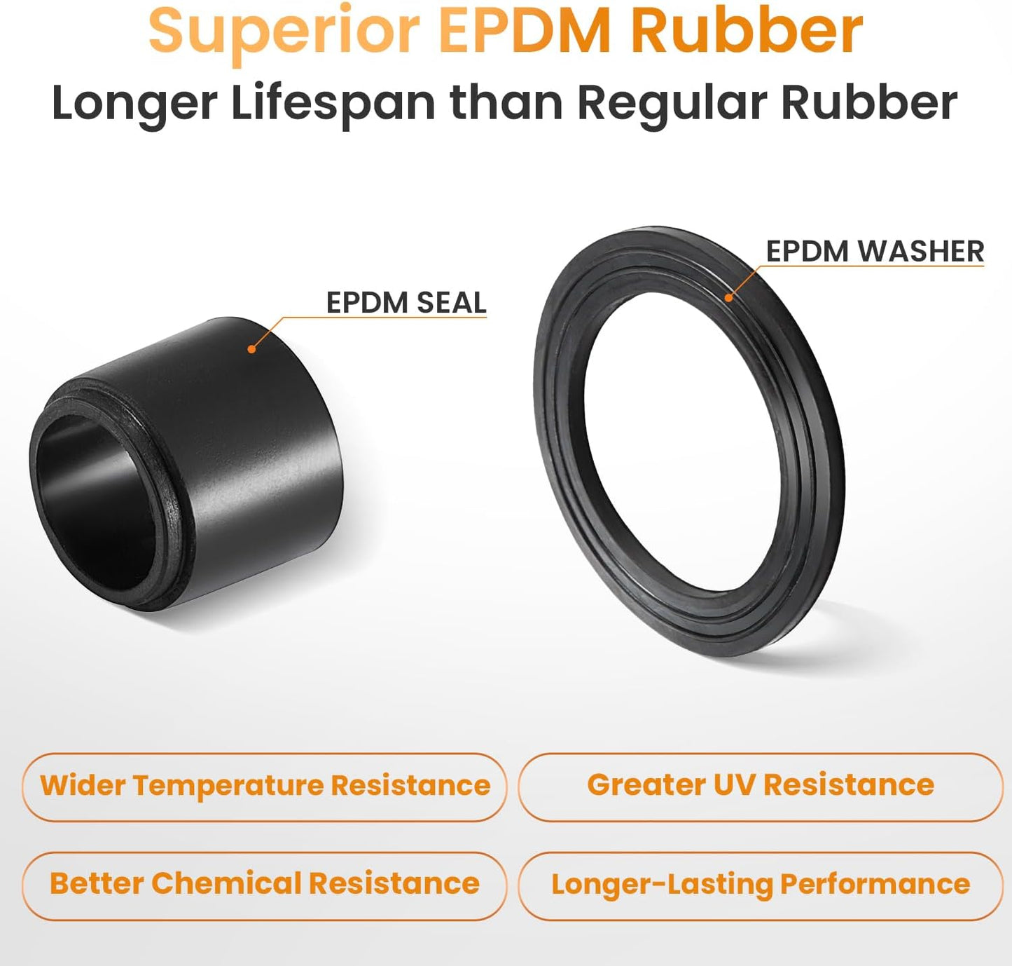 QILIPSU 12pcs 3/8" NPT Cable Gland Waterproof IP68 Nylon Cable Pass Through Cord Grip Connector Strain Relief Wire Grommet