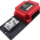 600A 48V Bus Bar Box 4 Stud (3/8 inch) M10 High Current Tin Plated Copper Distribution Block Positive Negative Independent Modules Electrical Battery Ground Buss Bar with Cover for RV Marine