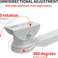 L-Shape Dome Camera Bracket, Wall Ceiling Mount for Security Dome Cameras, (Wall Mount Bracket)