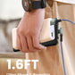 AINOPE USB Type C Cable [2-Pack, 1.6ft] 3.1A Type C Charger Fast Charging Right Angle, Durable Nylon Braided USB C Cable, Smartphone