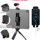 ULANZI ST-29 Phone Tripod Mount, Universal 2-in-1 Tablet Smartphone Holder Adapter with Cold Shoe Mount, 2.6"-8.8" Extend Clip Clamp Compatible with iPad, iPhone, Samsung Galaxy and More