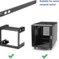 1U Hinged Rack Panel 2D XLR HDMI Audio Rack Mount Panel for 19 inches Rack Mount (2D)
