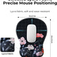 EooCoo Ergonomic Mouse Pad with Gel Wrist Rest Support Middle Concave Design, Relieve Wrist Pain Mousepad, Non-Slip Base for Laptop, Computer, Office Desk Accessories, Carpal Tunnel Syndrome