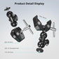 SMALLRIG Super Camera Clamp Mount 2-Pack, Double Ball Head Magic Arm Adapter, Fence/Desk/Tripod Mount for Monitor/Light/Camera, for Insta360, for Gopro, for Osmo Pocket 3, 5321