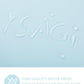 YSAGi Non-Slip Leather Desk Pad, Waterproof Laptop Computer Desk Keyboard Mat, Table Protector Blotter Mat, Large Mouse Pad for Office/Work/Home/Decor(Sky Blue, 23.6" x 13.7")