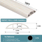 Floor Cord Cover Self Adhesive Cord Hider Floor Extension Cord Covers for Floor Power Cord Protector Cable Management Prevent Cable Trips Cable Cavity 0.47" W x 0.27" H (Beige Wood, 10Ft)