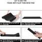 YSAGi Non-Slip Leather Desk Pad, Waterproof Laptop Computer Desk Keyboard Mat, Table Protector Blotter Mat, Large Mouse Pad for Office/Work/Home/Decor(Black, 23.6" x 13.7")