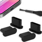 USB C Dust Plugs [60-Pack] -Anti Dust Plug Cover Charging Silicone Port Covers with Cleaning Brush Universal Type-C Protector for All USB C Devices
