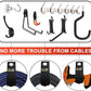 22PCS Heavy Duty Storage Straps Garage Organization Tool Organizers and Storage Fastening Straps Cord Wrap Keeper, Cable Straps for Cords, Hoses, Rope, RV, Boat, and Garage Storage and Organization