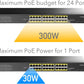 Cudy 24 Gigabit Ethernet Unmanaged PoE+ Switch, 300W, 24 * 100/1000Mbps PoE+ Ports, 2 Gigabit SFP, CCTV / VLAN Mode, 19-inch Rackmount, 802.3af/at, GS1028PS2