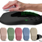 Ergonomic Raised Mouse Pad Wrist Support with Bilateral Slope Memory Foam Mousepad for Wrist Rest and Carpal Tunnel Pain Relief 11.8x7.9〃 Black