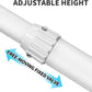 ZT-NET Extendable Pole Mount for Security Surveillance Cameras, Ceiling/Wall Mounting Bracket for Bullet Camera,Solid Metal (11.8-23.6 inch)