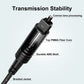 EMK Digital Optical Audio Cable [30 Feet/10M] - Slim Nylon Braided Toslink Fiber Optic Cable for Sound Bar, TV, Home Theater, PS4, Xbox, Blu-Ray Player & More - High-Speed SPDIF (Black1)