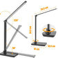 Desk Lamp LED Desk Lamps Eye-Caring Desk Lamps Lamps Dimmable Office Lamp with USB Port Touch Control for Home Office Student Dormitory (USB Plug-in Desk Lamp)