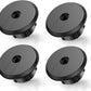Wall Bushing Grommet for Starlink Dishy Router Ethernet Adapter Cable, Starlink Cable Routing Kit Feed-Through for 1 inch Wall Hole and Furnitures Wire Hole (Black, 4 Pack)