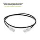TRUECABLE Cat6 Component Rated Patch Cable, Unshielded (U/UTP), 2ft, Black, 28AWG Solid Copper, Snagless 10G High-Speed Ethernet Cable, PoE++ 4PPoE 100W, UL Listed, RoHS-3, 1 Pack