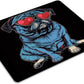 Square Mouse Pad Cool Dog with Sunglasses-1,Gaming Mouse Pads for Desk,Soft Computer Waterproof Non-Slip Mouse Mat