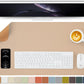 Cork Apricot Desk Mat - Dual-Sided Desk Pad for Office and Home - Desk Organization and Accessories - Ideal for Large Mouse Pad and Desk Mats on Top of Desks(31.5"x 15.7")