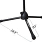 AxcessAbles Low-Profile Microphone Tripod Stand with Boom Arm | Adjustable Height Short Floor Mic Stand with Boom | Kick Drum Mike Stands |Guitar Amp Stands (2-Pack)