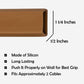 Rubber Bond TV Cord Hider Cable Protector - Strong Self Adhesive Wall Cord Cover Cable Hider - Low Profile Cable Management Wall Cord Concealer Cable Raceway (Brown, 10 Feet)