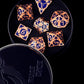Rare Rose Gold 7-Die Metal DND Dice Set, D and D Dice with Gift Box, Role Playing Game Dice Polyhedral Metal Dice D20 D12 D10 D% D8 D6 D4 for Pathfinder Warhammer MTG RPG Board Game