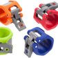 Lock-Jaw HEX 50mm / 2" Olympic Barbell Collar - Quick Release Barbell Clamp (LIGHT BLUE)