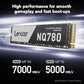 Lexar 2TB NQ780 SSD PCIe Gen4 NVMe M.2 2280 Internal Solid State Drive, Up to 7000/5000 MB/s Read/Write, Compatible with PS5, for Gamers and Creators (LNQ780X002T-RNNNU)