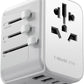 MOMAX European Travel Plug Adapter, 35W PD Fast Charging, Universal Travel Adapter with 3 USB-C and 2 USB-A Ports, International Power Adapter for Most Europe, USA, Japan, Australia (Type C/A/G/I)