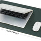 Cork Desk Mat - Small Dual-Sided Desk Pad for Office and Home - Desk Organization and Accessories - Ideal for Large Mouse Pad and Small Desk Mats on Top of Desks(Dark Green,23.6"x 13.8")