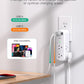 PD20W USB Outlet Extender Surge Protector - with Rotating Plug, 6 AC Multi Plug and 3 USB Ports (2 C), 3-Sided Swivel Power Strip Spaced Splitter for Home, Office, Travel