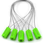 Leadseals(R) 500 Anti-Tamper Proof Security Cable Seals Disposable Self-Locking Padlock Shipping Security Tags Numbered(Pack of 500 PCS) (Green)