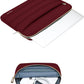MOSISO 15-15.6 inch Laptop Case, 16 inch Puffy Laptop Sleeve Compatible with MacBook Pro 16, HP Dell ASUS Acer Toshiba Lenovo Notebook Computer, Polyester Horizontal Bag with Small Case, Red