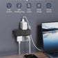 TROND Outlet Extender Surge Protector - 6 AC Outlet Splitter with 360° Rotating Plug, 1440J Multi Plug Expander, 3 Way Swivel Plug Extension Outlet, Wall Adapter for Bathroom Kitchen Travel, Black