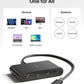Belkin Connect 4 Port USB C Hub - Multiport Adapter Dongle with 4 USB C 3.2 Gen 2 Ports - High Speed 10G Data Transfer for Laptop, MacBook, iPad, PC, and More - 100W PD