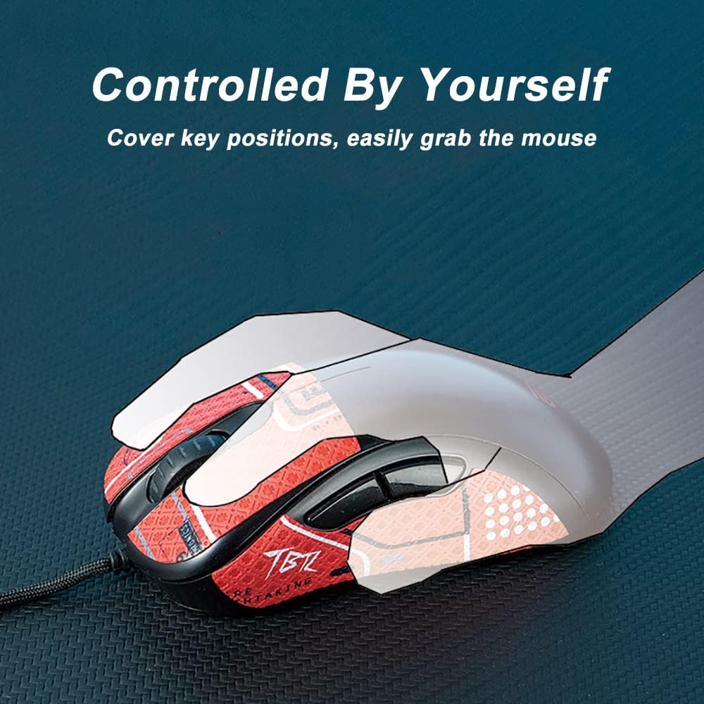Grip Tape for Razer Viper V3 Pro - Anti-Slip,Enhanced Control, Sweat Resistance,Improves FPS Gaming Grip & Mouse Protection [Pre-Cut] Black White