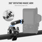 NEEWER Super Clamp Magic Arm Camera Mount with Phone Holder Action Cam Adapter Ball Heads 1/4" Threads Cold Shoe Cleaning Cloth Compatible with SmallRig GoPro for Desk Tripod Crossbar Gimbal Rod, ST83
