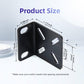 Rack Mount Kit for 17.3 inch Switches, Adjustable Rack Ears for Buffalo Tech, Cisco, NETGEAR,Dell, D-Link, Linksys and TRENDnet Products, Adjustable Hole Distance 14-29mm