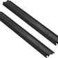 VEVOR 2 PCs Thermoplastic Rubber Drop Over Cable Cover Ramp, 2,000 lbs/axle Load Capacity, Heavy Duty Cable Hose Protector Ramp, Floor Cord Cover for High Walking Traffic Areas Home Office Warehouse